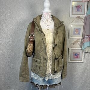 y2k vintage Abercrombie & fitch cargo jacket
